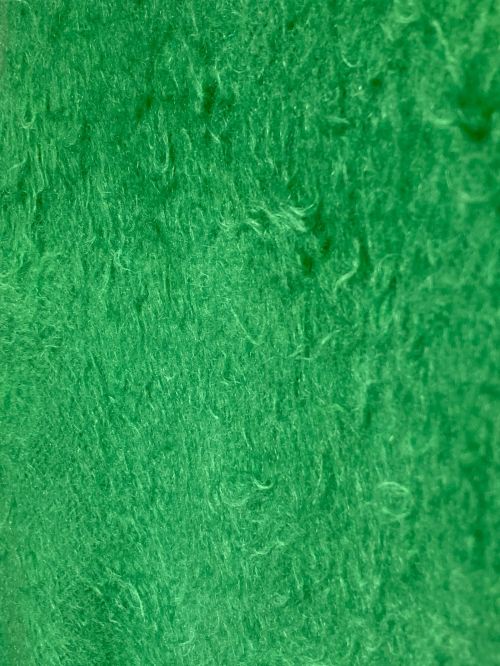 SAINT MICHAEL（セントマイケル）SAINT MICHAEL (セントマイケル) CARDIGAN/MOHAIR/GREEN グリーン サイズ:Lの古着・服飾アイテム