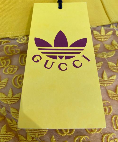 GUCCI（グッチ）GUCCI (グッチ) adidas (アディダス) GGチュールスカート イエロー サイズ:XS 未使用品の古着・服飾アイテム