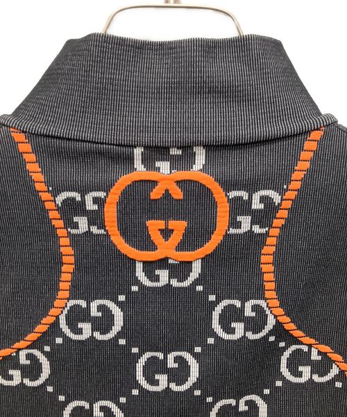 GUCCI（グッチ）GUCCI (グッチ) GG jersey jacquard cropped top ブラック サイズ:Mの古着・服飾アイテム