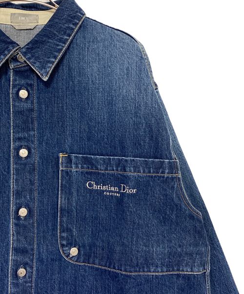 Dior（ディオール）Dior (ディオール) オーバーシャツ インディゴ サイズ:40の古着・服飾アイテム