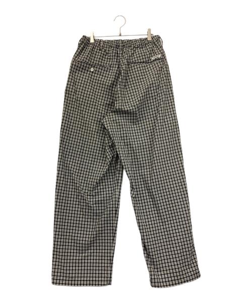 COOTIE PRODUCTIONS（クーティープロダクツ）COOTIE PRODUCTIONS (クーティープロダクツ) チェックパンツ ベージュ サイズ:MIDIUMの古着・服飾アイテム