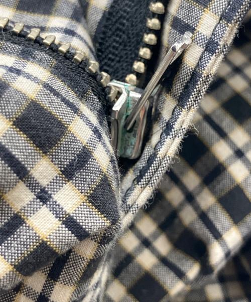 COOTIE PRODUCTIONS（クーティープロダクツ）COOTIE PRODUCTIONS (クーティープロダクツ) チェックパンツ ベージュ サイズ:MIDIUMの古着・服飾アイテム