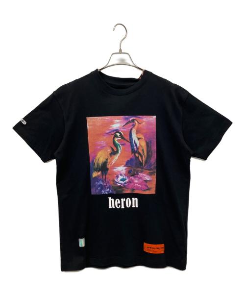 HERON PRESTON（ヘロンプレストン）HERON PRESTON (ヘロンプレストン) 半袖Tシャツ ブラック サイズ:Mの古着・服飾アイテム