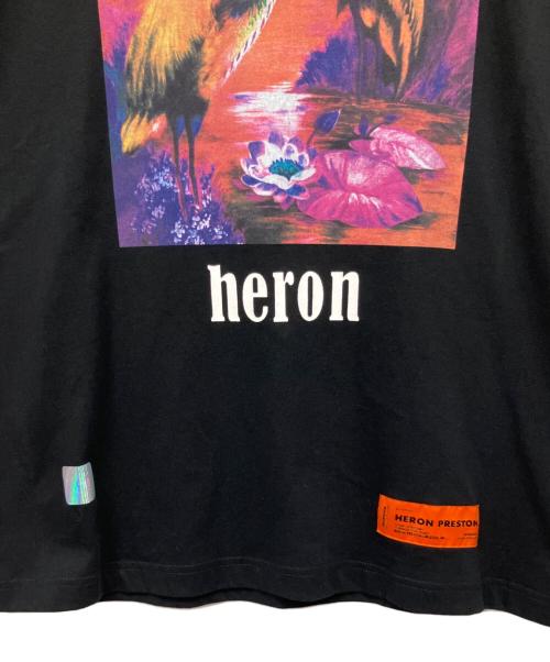 HERON PRESTON（ヘロンプレストン）HERON PRESTON (ヘロンプレストン) 半袖Tシャツ ブラック サイズ:Mの古着・服飾アイテム