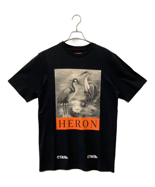 HERON PRESTON（ヘロンプレストン）HERON PRESTON (ヘロンプレストン) 半袖Tシャツ ブラック サイズ:XXSの古着・服飾アイテム
