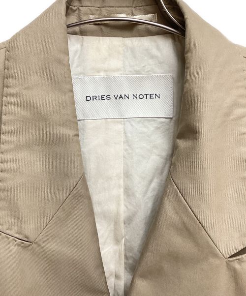 DRIES VAN NOTEN（ドリスヴァンノッテン）DRIES VAN NOTEN (ドリスヴァンノッテン) Oversized blazer（オーバーサイズブレザー） ベージュ サイズ:Mの古着・服飾アイテム