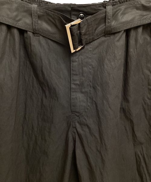 GROUND Y（グラウンドワイ）GROUND Y (グラウンドワイ) NY/C CROSS EXTRA WIDE FRONT SEAM PANTS（クロスエクストラワイドフロントシームパンツ） ブラック サイズ:3の古着・服飾アイテム