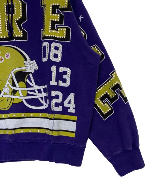 SUPREME（シュプリーム）SUPREME (シュプリーム) Champions Studded Hooded パープル サイズ:Lの古着・服飾アイテム