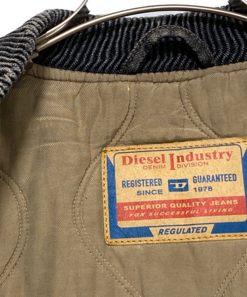 DIESEL（ディーゼル）DIESEL (ディーゼル) D-WELTIK デニムMA-1 グレー サイズ:Lの古着・服飾アイテム