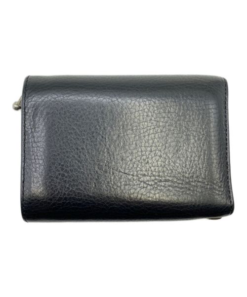 CHROME HEARTS（クロムハーツ）CHROME HEARTS (クロムハーツ) 3 FOLD WALLET ブラック サイズ:-の古着・服飾アイテム