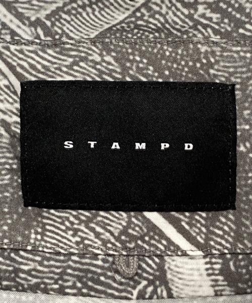 STAMPD（スタンプド）STAMPD (スタンプド) Angels Camp Collar Button Down グレー サイズ:Mの古着・服飾アイテム