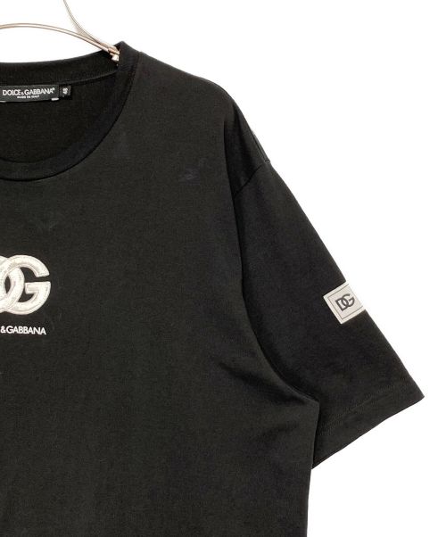 DOLCE & GABBANA（ドルチェ＆ガッバーナ）DOLCE & GABBANA (ドルチェ＆ガッバーナ) 半袖Tシャツ ブラック サイズ:48の古着・服飾アイテム