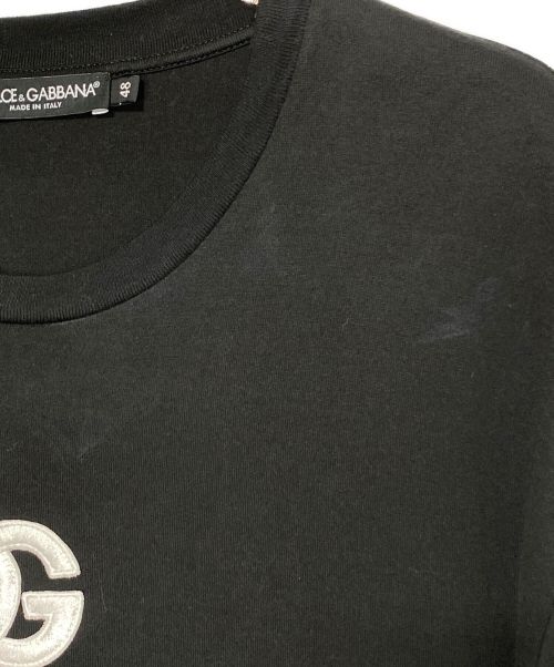 DOLCE & GABBANA（ドルチェ＆ガッバーナ）DOLCE & GABBANA (ドルチェ＆ガッバーナ) 半袖Tシャツ ブラック サイズ:48の古着・服飾アイテム