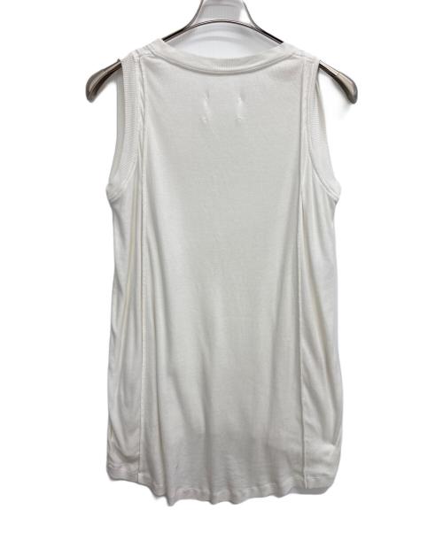 Maison Margiela（メゾンマルジェラ）Maison Margiela (メゾンマルジェラ) タンクトップ ホワイト サイズ:36の古着・服飾アイテム