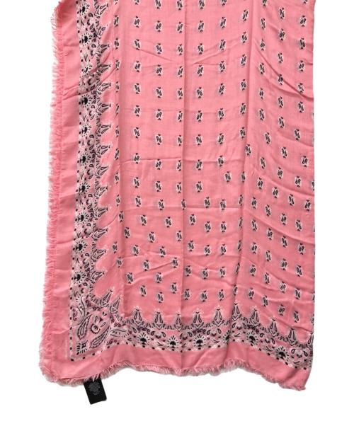 Saint Laurent Paris（サンローランパリ）Saint Laurent Paris (サンローランパリ) Saint Laurent Scarf ピンクの古着・服飾アイテム
