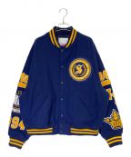 SUPREMEシュプリーム）の古着「Veritas Varsity Jacket」｜ネイビー