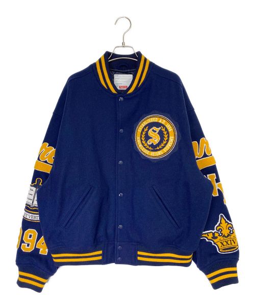 SUPREME（シュプリーム）SUPREME (シュプリーム) Veritas Varsity Jacket ネイビー サイズ:Lの古着・服飾アイテム