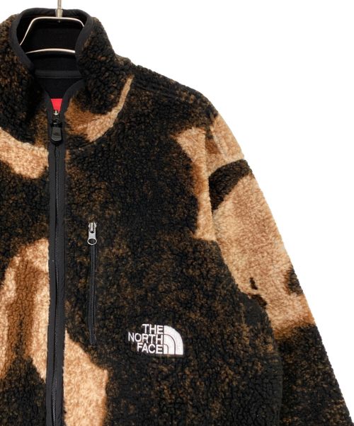 SUPREME（シュプリーム）SUPREME (シュプリーム) THE NORTH FACE (ザ ノース フェイス) Bleached Fleece Jacket ブラウン サイズ:Mの古着・服飾アイテム