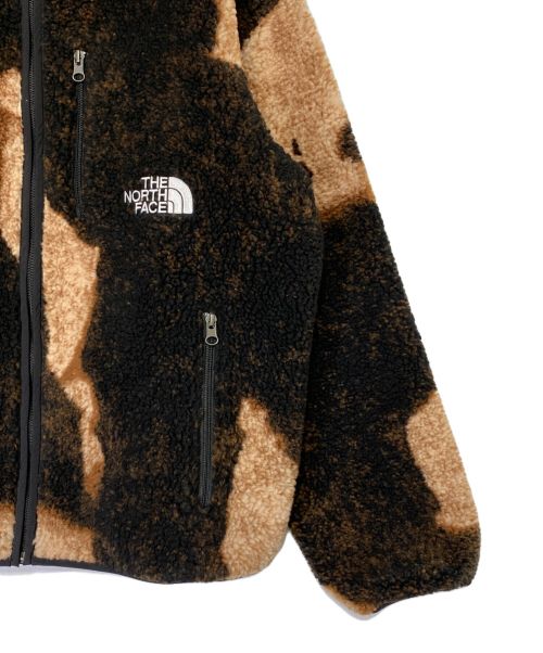 SUPREME（シュプリーム）SUPREME (シュプリーム) THE NORTH FACE (ザ ノース フェイス) Bleached Fleece Jacket ブラウン サイズ:Mの古着・服飾アイテム