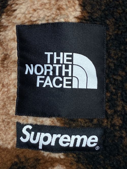 SUPREME（シュプリーム）SUPREME (シュプリーム) THE NORTH FACE (ザ ノース フェイス) Bleached Fleece Jacket ブラウン サイズ:Mの古着・服飾アイテム