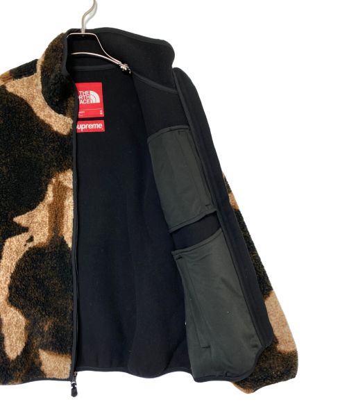 SUPREME（シュプリーム）SUPREME (シュプリーム) THE NORTH FACE (ザ ノース フェイス) Bleached Fleece Jacket ブラウン サイズ:Mの古着・服飾アイテム
