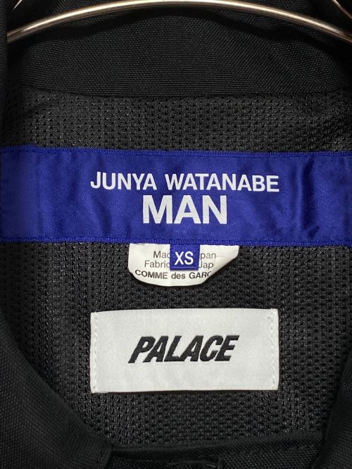 PALACE（パレス）PALACE (パレス) JUNYA WATANABE MAN (ジュンヤワタナベマン) ＷネームJACKET ブラック サイズ:XSの古着・服飾アイテム