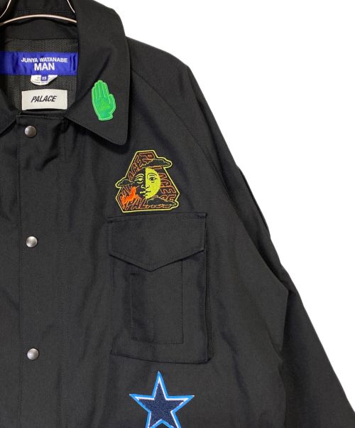 PALACE（パレス）PALACE (パレス) JUNYA WATANABE MAN (ジュンヤワタナベマン) ＷネームJACKET ブラック サイズ:XSの古着・服飾アイテム