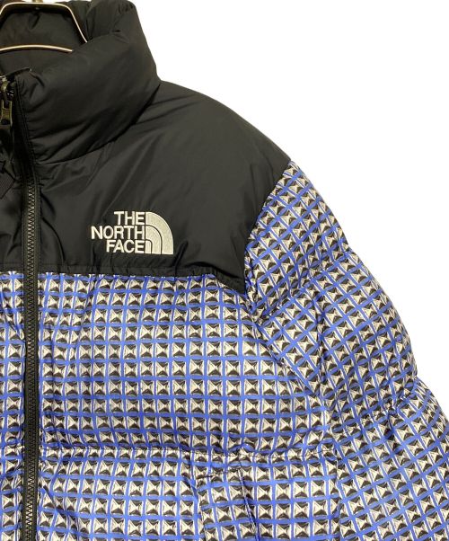 SUPREME（シュプリーム）SUPREME (シュプリーム) THE NORTH FACE (ザ ノース フェイス) Studded Nuptse Jacket ブルー サイズ:Mの古着・服飾アイテム