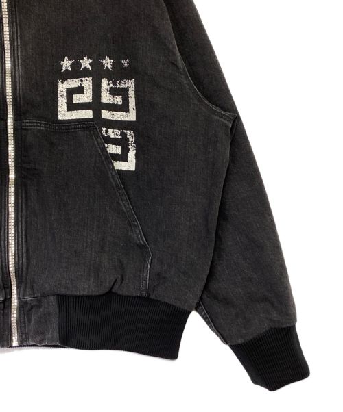 GIVENCHY（ジバンシィ）GIVENCHY (ジバンシィ) ジップアップフーディー グレー サイズ:Mの古着・服飾アイテム