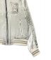 中古・古着 BALMAIN (バルマン) LOGO EMBROIDERED VARSITY JACKET シルバー サイズ:48：55000円