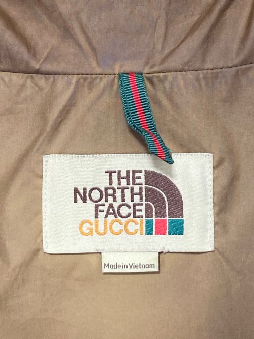 GUCCI（グッチ）GUCCI (グッチ) THE NORTH FACE (ザ ノース フェイス) Nylon Mountain Jacket ネイビー サイズ:Lの古着・服飾アイテム