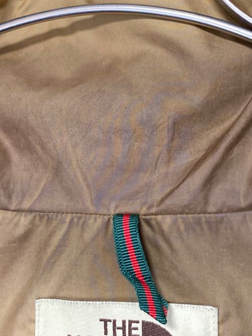 GUCCI（グッチ）GUCCI (グッチ) THE NORTH FACE (ザ ノース フェイス) Nylon Mountain Jacket ネイビー サイズ:Lの古着・服飾アイテム