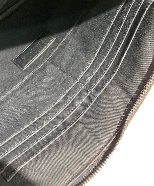 Saint Laurent Paris（サンローランパリ）Saint Laurent Paris (サンローランパリ) モノグラムクラッチバッグ ブラックの古着・服飾アイテム