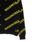 中古・古着 BALENCIAGA (バレンシアガ) ALL OVER LOGO JACQUARED KNIT ブラック×イエロー サイズ:XS：45000円