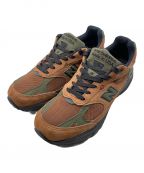 NEW BALANCE×Aime Leon Doreニューバランス×エメレオンドレ）の古着「MR993ALD」｜グリーン×ブラウン