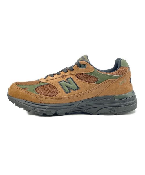 NEW BALANCE（ニューバランス）NEW BALANCE (ニューバランス) Aime Leon Dore (エメ レオン ドレ) MR993ALD グリーン×ブラウン サイズ:27.5cm(US9.5)の古着・服飾アイテム
