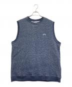 Championチャンピオン）の古着「スウェットベスト」｜ネイビー
