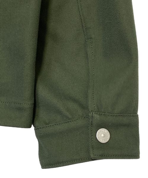 STONE ISLAND（ストーンアイランド）STONE ISLAND (ストーンアイランド) コンパスバッジ シャツジャケット オリーブ サイズ:Mの古着・服飾アイテム