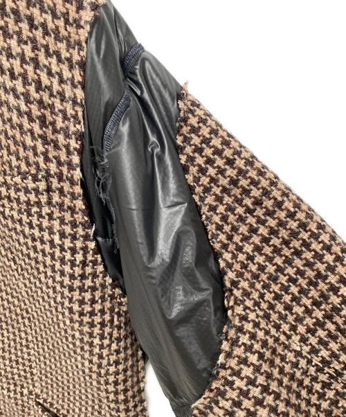 Rebuild by Needles（リビルドバイニードルス）Rebuild by Needles (リビルドバイニードルス) Harris Tweed (ハリスツイード) Covered Jacket ブラウン サイズ:Lの古着・服飾アイテム
