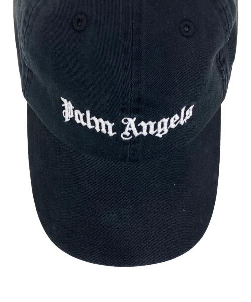 Palm Angels（パーム エンジェルス）Palm Angels (パーム エンジェルス) CLASSIC LOGO CAP　6パネル刺繍　クラシックロゴキャップ　 ブラックの古着・服飾アイテム