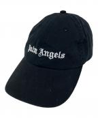 Palm Angelsパーム エンジェルス）の古着「CLASSIC LOGO CAP　6パネル刺繍　クラシックロゴキャップ　」｜ブラック