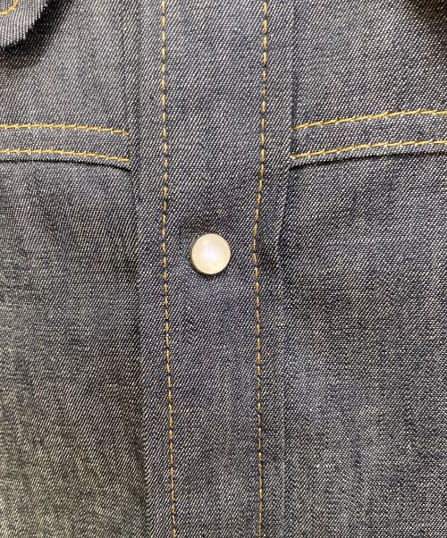 Maison Margiela（メゾンマルジェラ）Maison Margiela (メゾンマルジェラ) 24SS コットンポケットデニムウエスタンシャツ インディゴ サイズ:42の古着・服飾アイテム