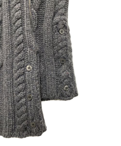Thom Browne（トムブラウン）Thom Browne (トムブラウン) ニットカーディガン グレー サイズ:０の古着・服飾アイテム