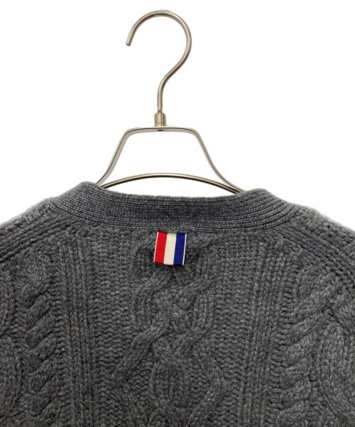 Thom Browne（トムブラウン）Thom Browne (トムブラウン) ニットカーディガン グレー サイズ:０の古着・服飾アイテム