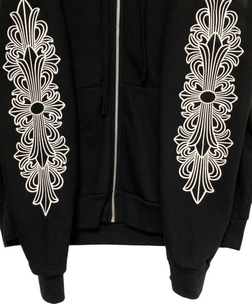 CHROME HEARTS（クロムハーツ）CHROME HEARTS (クロムハーツ) パーカー ブラック サイズ:Mの古着・服飾アイテム