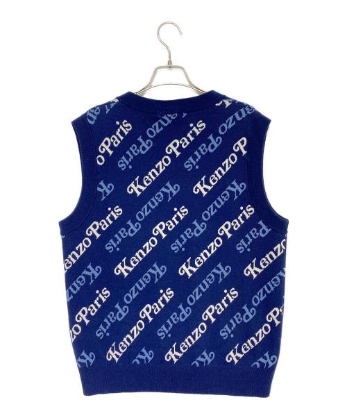 KENZO（ケンゾー）KENZO (ケンゾー) VERDY (ヴェルディ) JUMPER VEST ネイビー サイズ:Lの古着・服飾アイテム