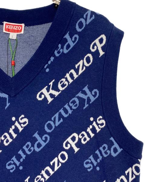 KENZO（ケンゾー）KENZO (ケンゾー) VERDY (ヴェルディ) JUMPER VEST ネイビー サイズ:Lの古着・服飾アイテム