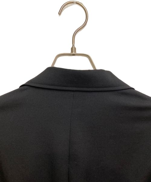 Yohji Yamamoto pour homme（ヨウジヤマモト プールオム）Yohji Yamamoto pour homme (ヨウジヤマモト プールオム) WOOL GABARDINE LEFT SIDE DRAPED JACKET ブラック サイズ:3の古着・服飾アイテム