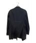 Yohji Yamamoto pour homme (ヨウジヤマモト プールオム) WOOL GABARDINE LEFT SIDE DRAPED JACKET ブラック サイズ:3：100000円