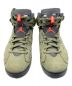 NIKE (ナイキ) Travis Scott (トラヴィス スコット) Air Jordan 6 Retro オリーブ サイズ:26cm(US8)：38000円